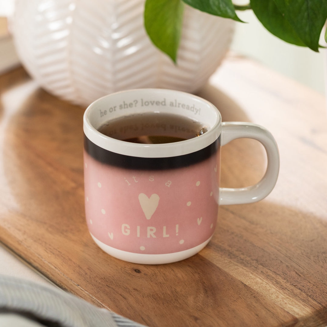 Demdaco Gender Reveal Mug- Girl