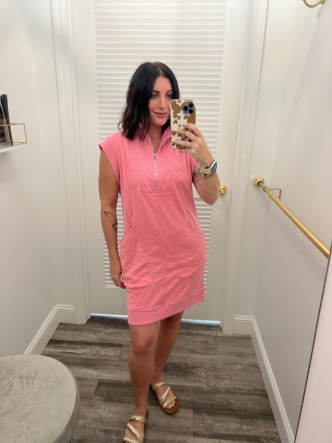 ONLINE EXCLUSIVE Zipper Front Casual Dress