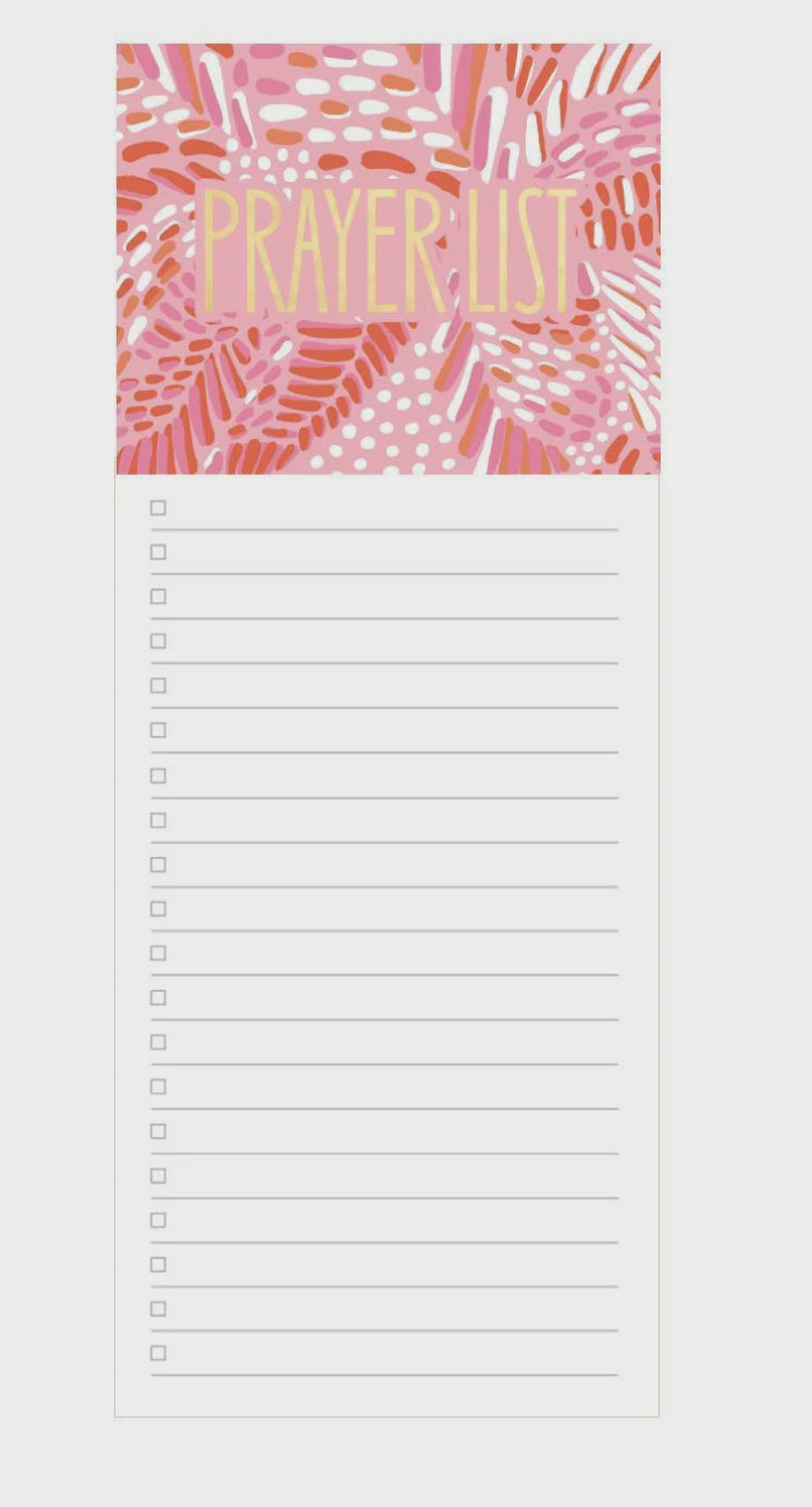 Mary Square Magnetic Notepad - Prayer List