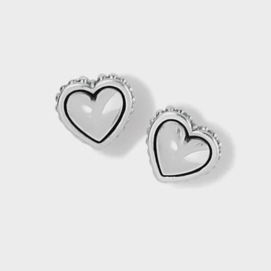 Brighton Pretty Tough Petite Heart Post Earrings