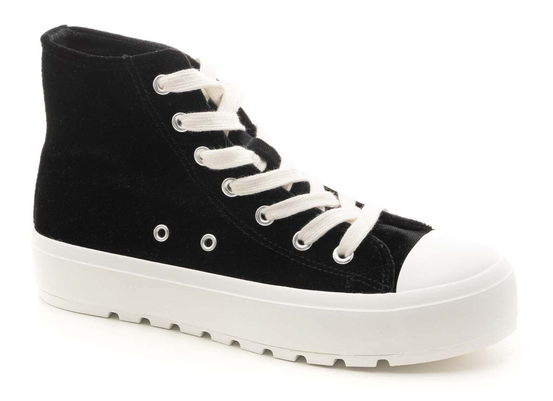 Corky's Hunky Dory Black Velvet Sneaker