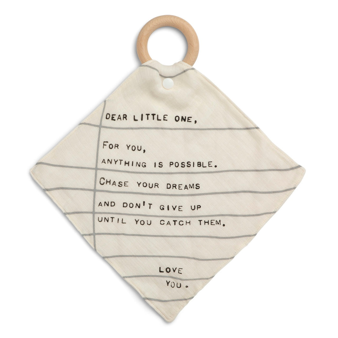 Demdaco Dear You Teether Blankie- Dear Little One