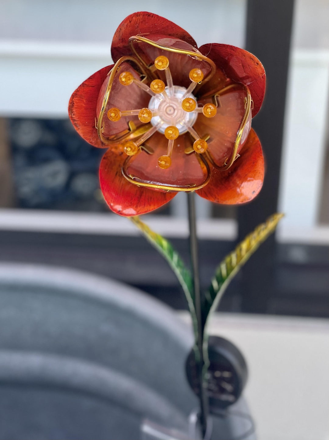 Regal Art & Gift Solar Flower Stake