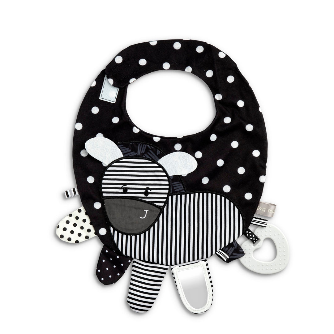 Demdaco Activity Bib Zebra