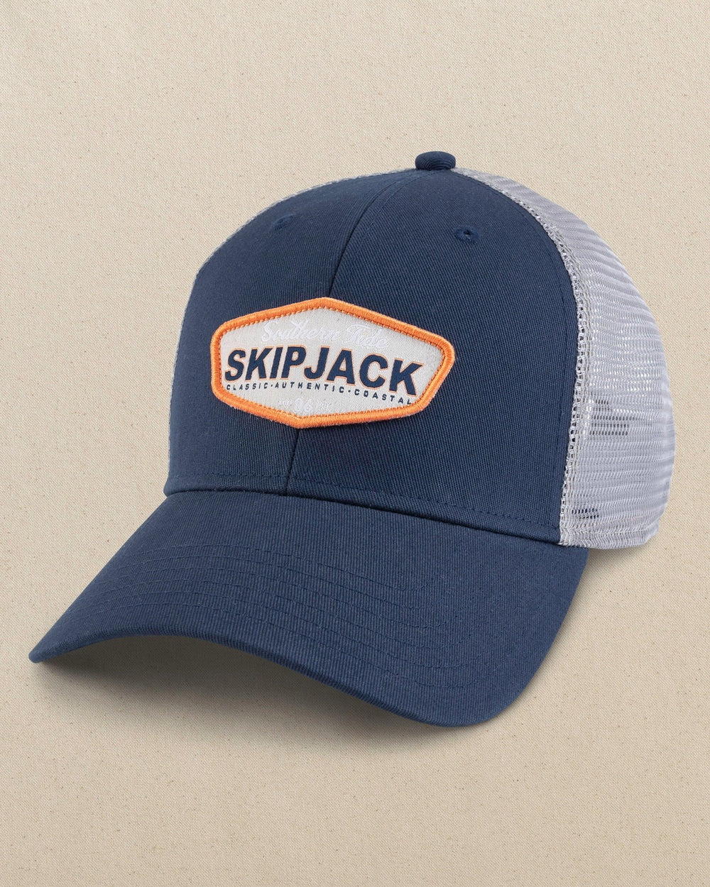Southern Tide Youth Vintage Badge Trucker Hat Navy