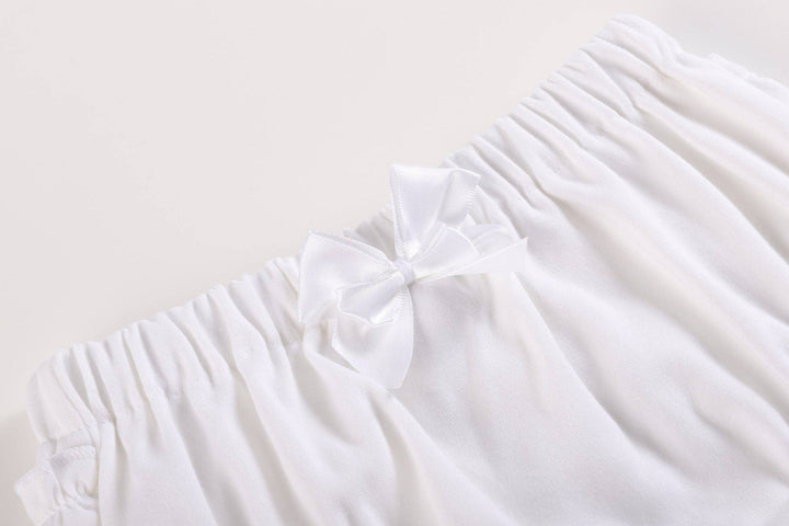 Lil Cactus White and Pink Baby Bloomers Knit 2 Pack Set