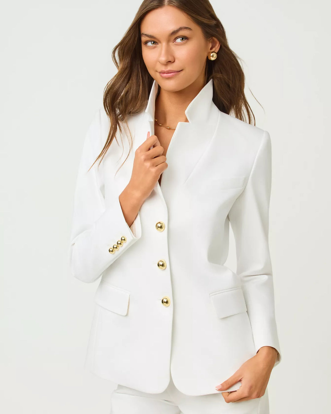 Lilly Pulitzer Amryn Resort White Blazer