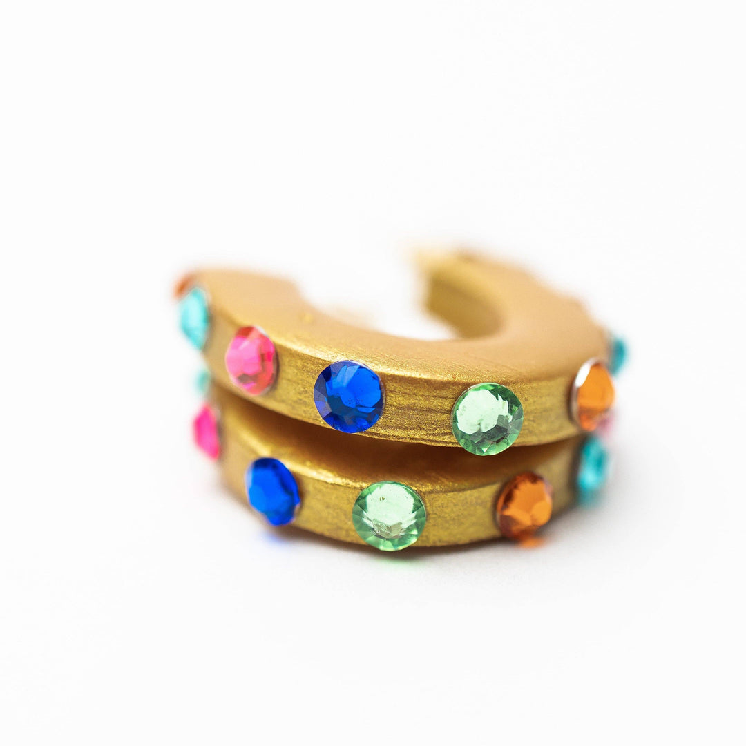 Hidden Truth Multicolored Small Hoops
