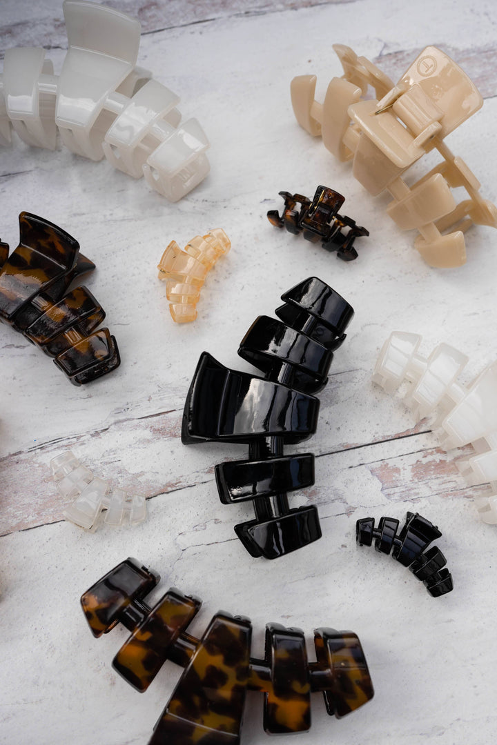 Teleties Classic Hair Clip | Large | Jet Black