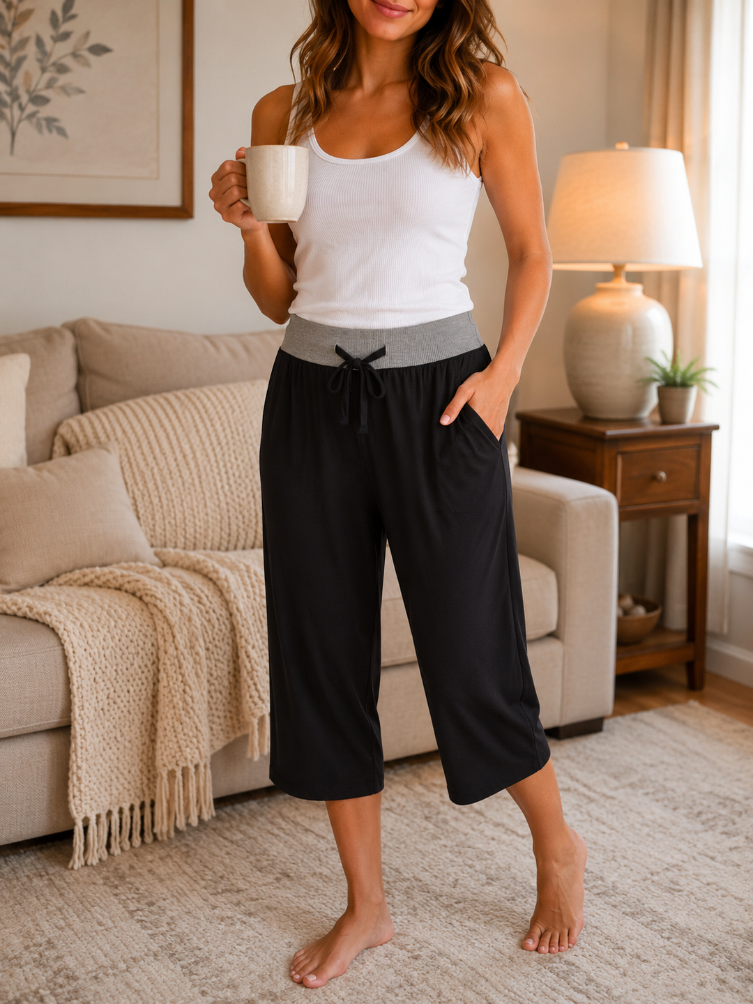 Demdaco Bamboo Capri Pants