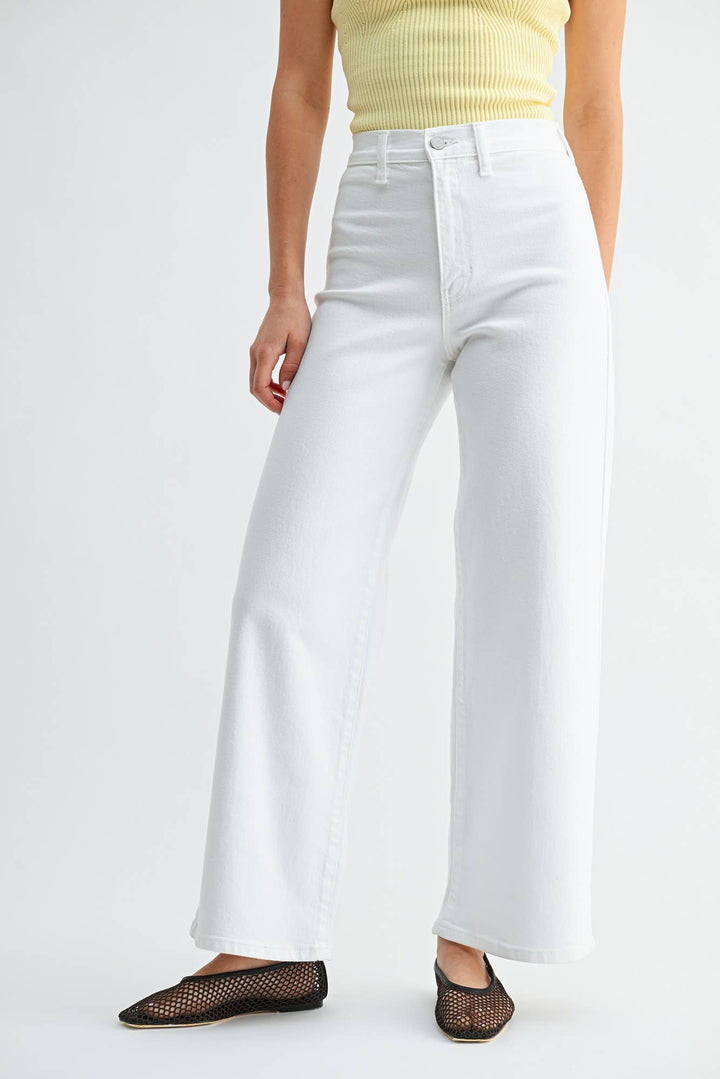 JBD White Hidden Pocket Trouser