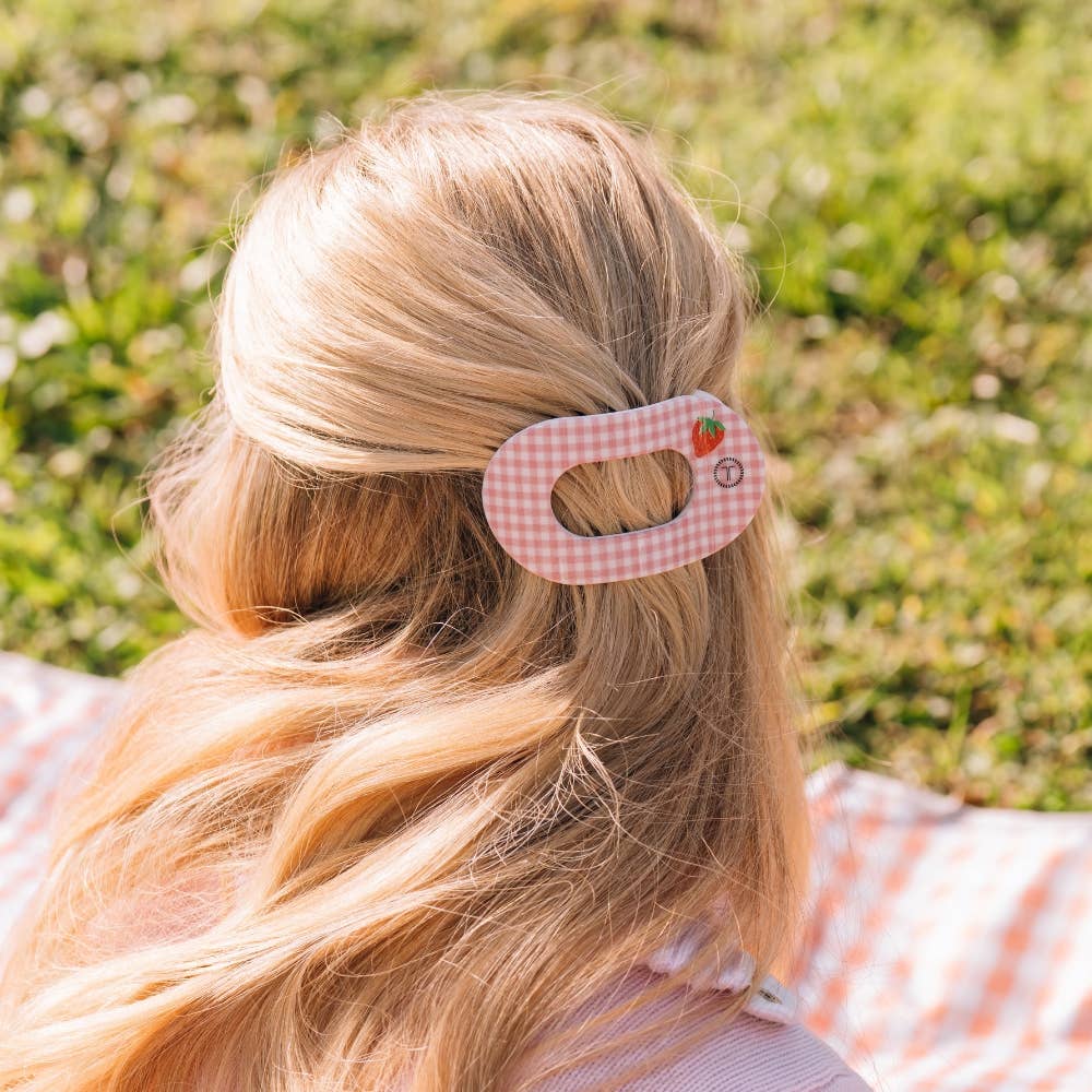 Teleties Flat Round Hair Clip | Medium | Handpicked