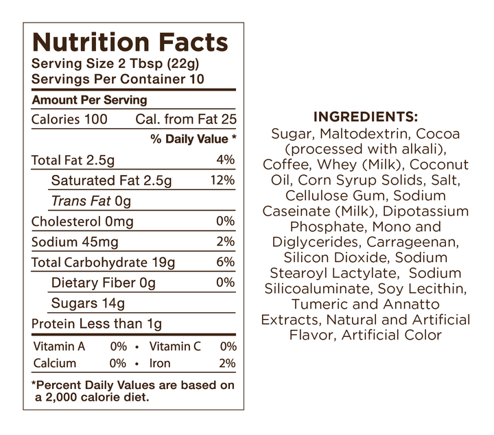 French Vanilla Cafe Mocha 8oz Can