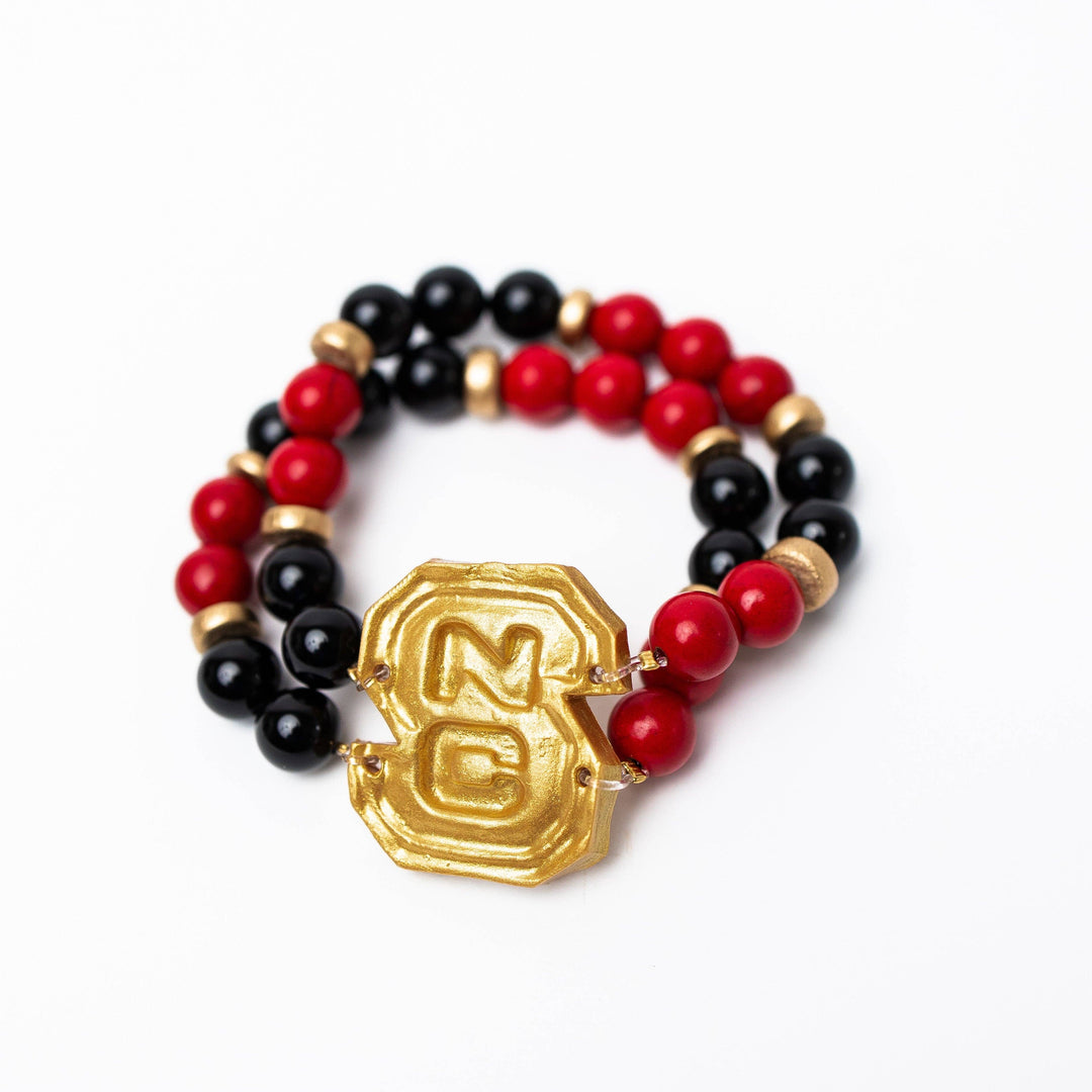 Hidden Truth Red and Black Double Jade with NC Medallion
