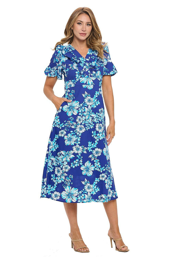 Aryeh Susie Ruffle Empire Waist Dress