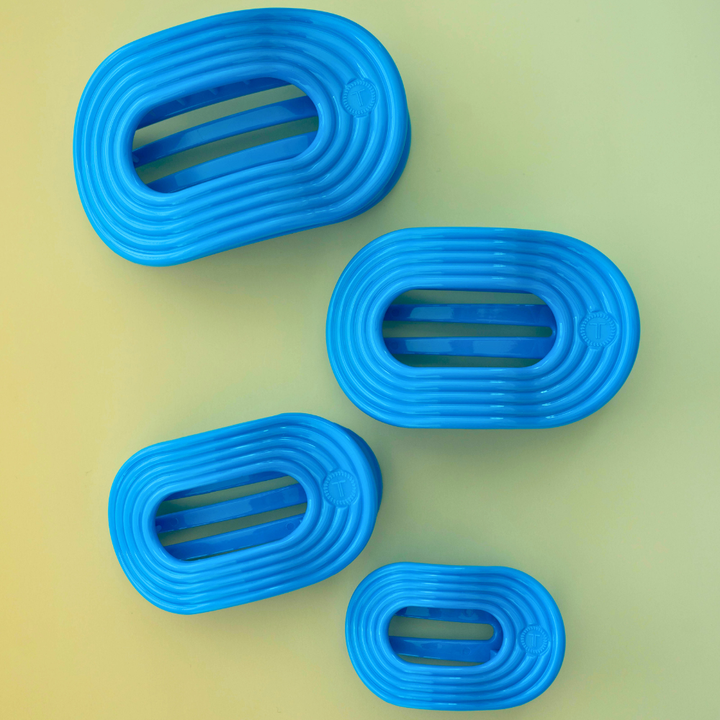 Teleties Flat Round Hair Clip | Medium | Miami Vice