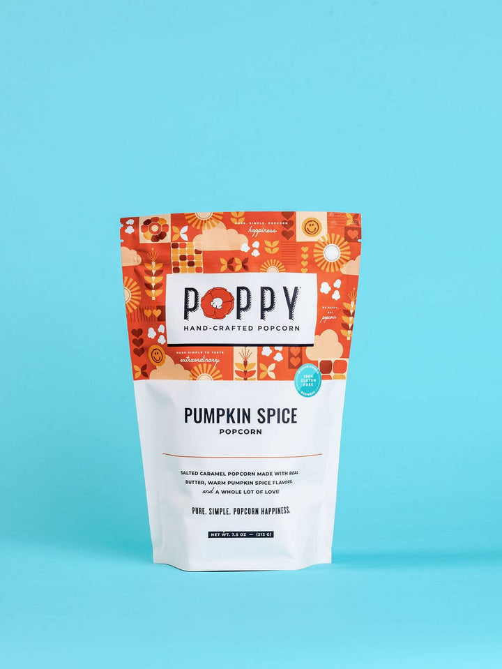 Poppy Pumpkin Spice Popcorn