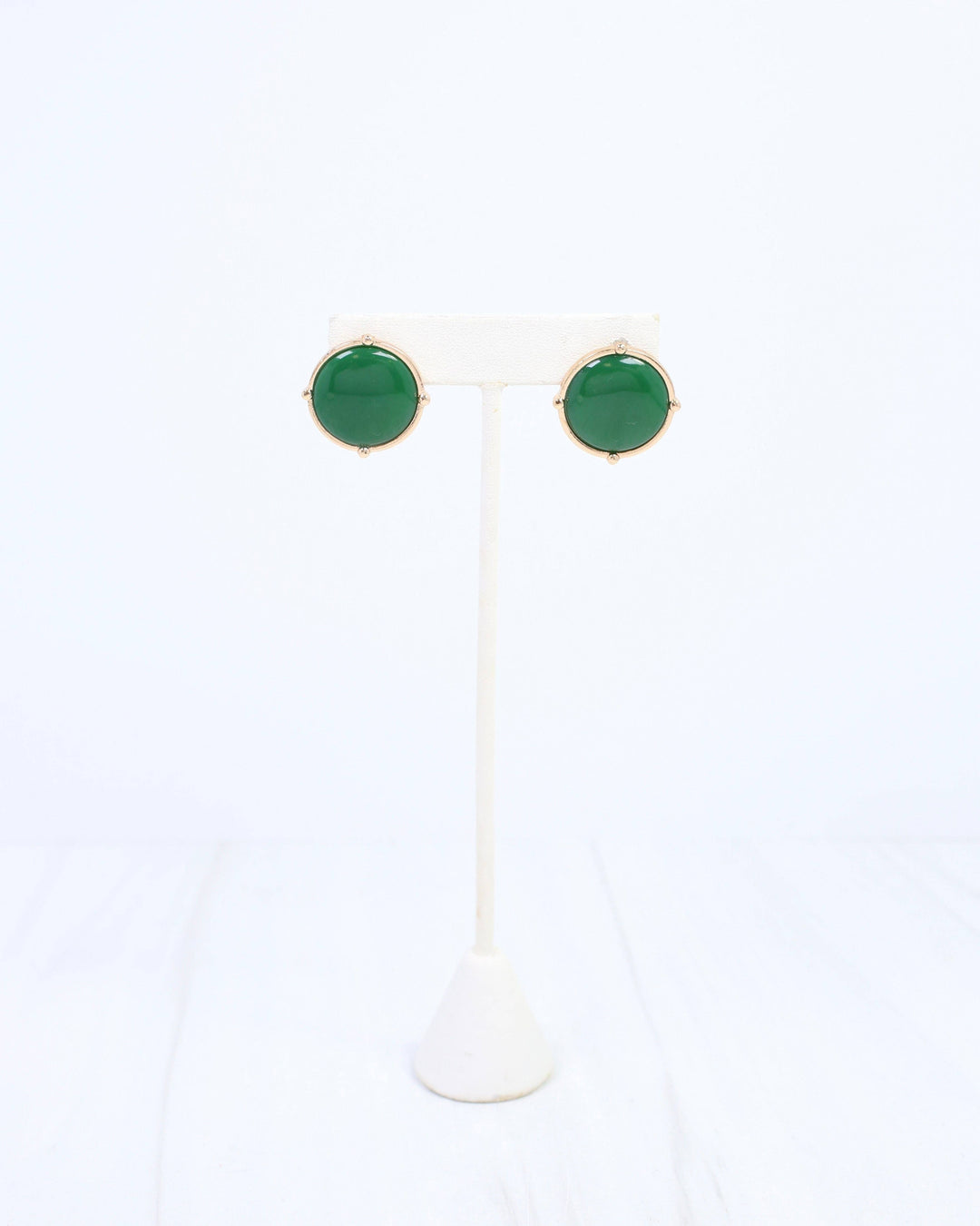 McKinley Stud Earring Green