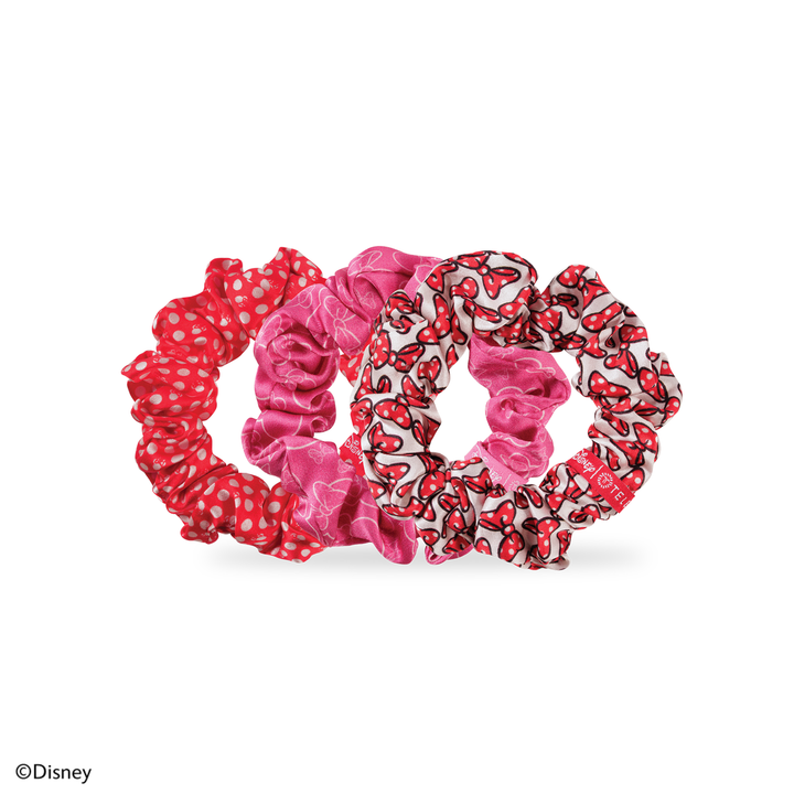 Teleties Minnie Mouse Large Silk Scrunchies