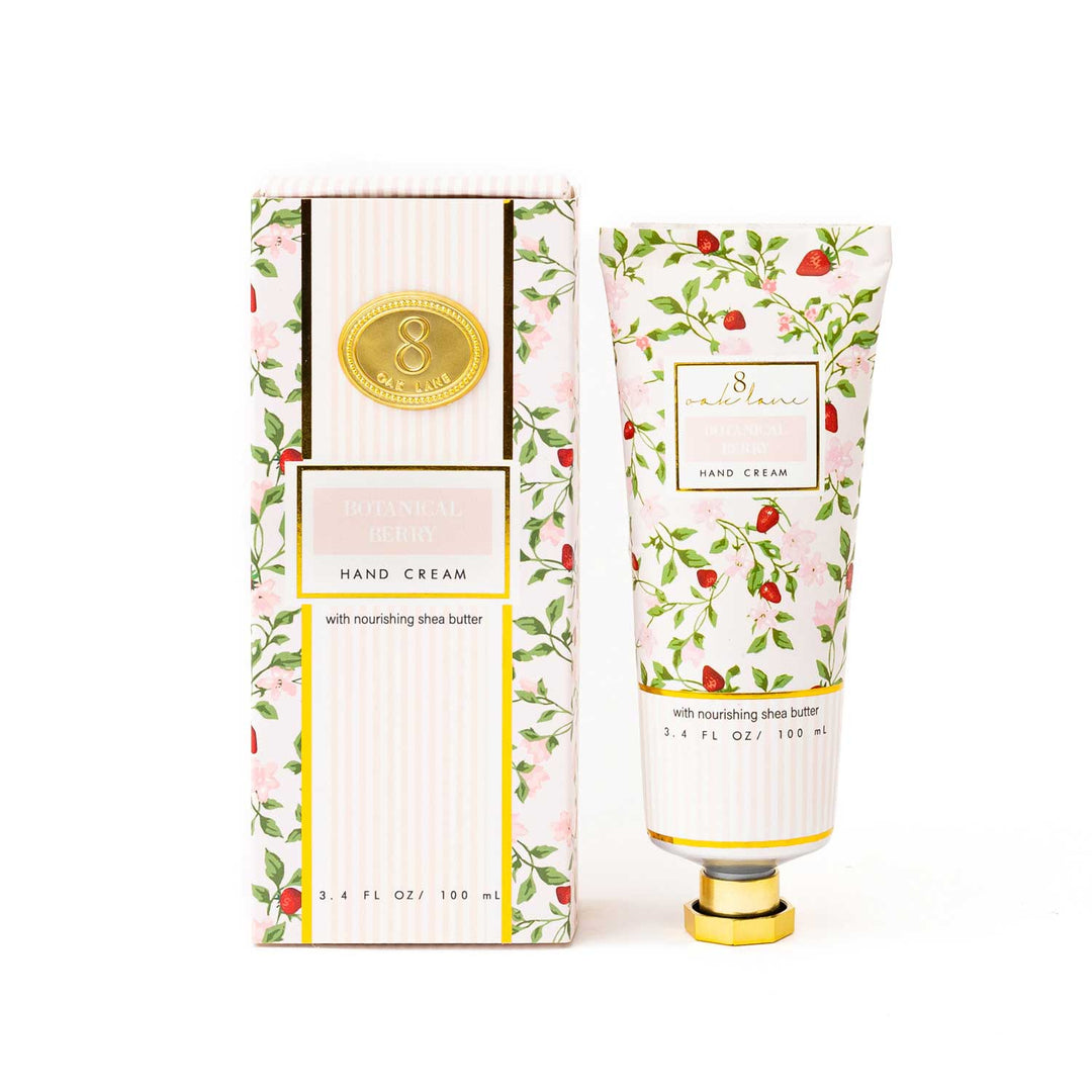 8 Oak Lane Botanical Berry 100ml Boxed Hand Cream