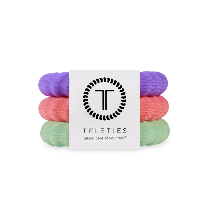 Teleties Nylon Hair Ties | Large | Color Rush