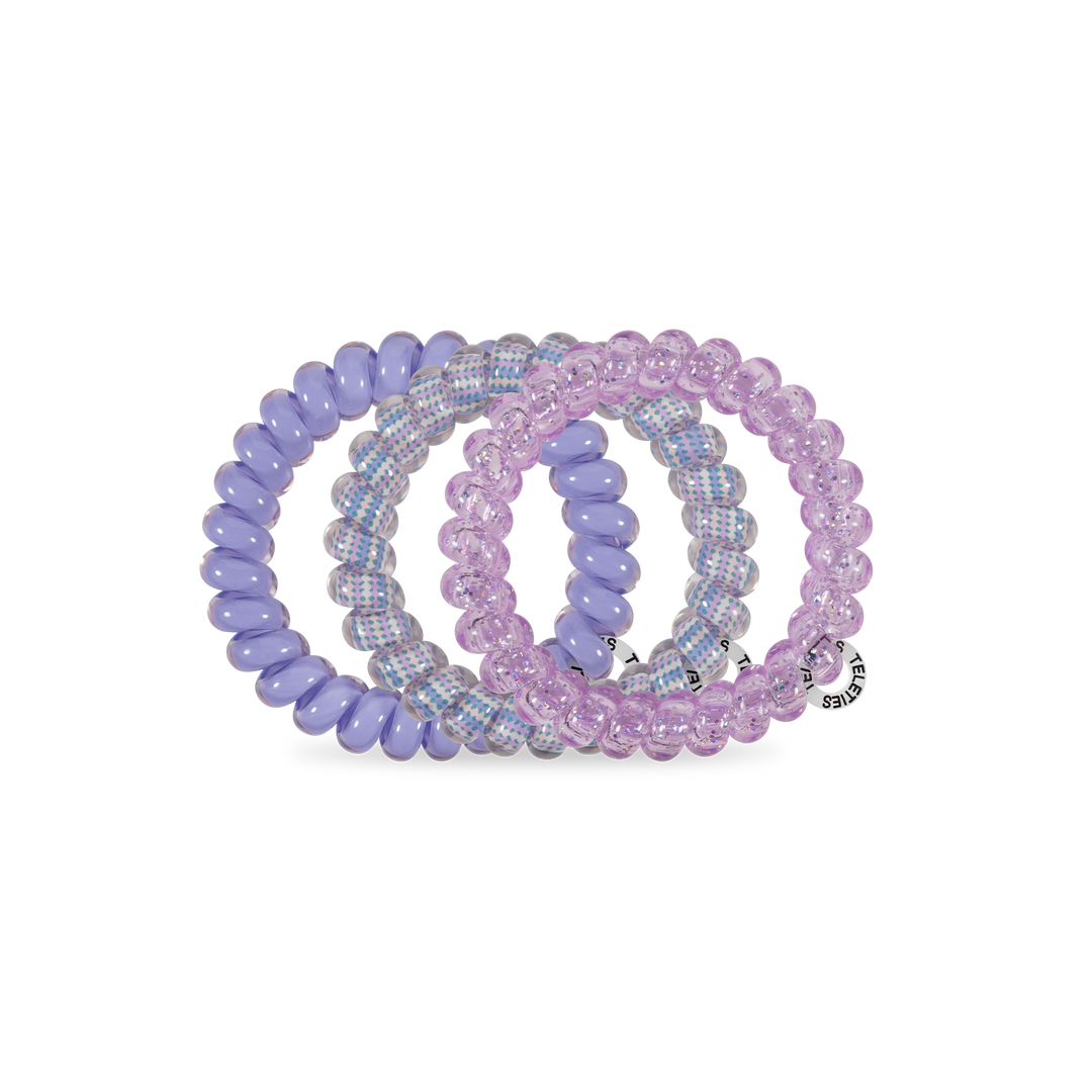 Teleties Spiral Hair Coils | Large | Lavender Mist