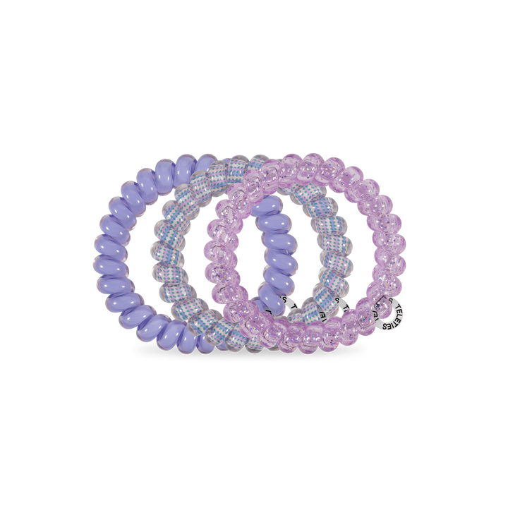 Teleties Spiral Hair Coils | Large | Lavender Mist