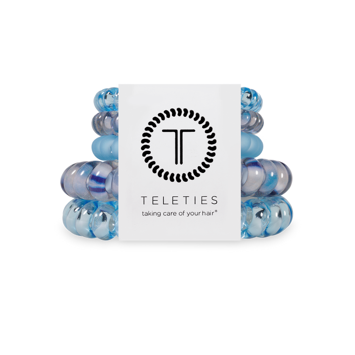 Teleties Spiral Hair Coils | Mix Pack | Blue Lagoon