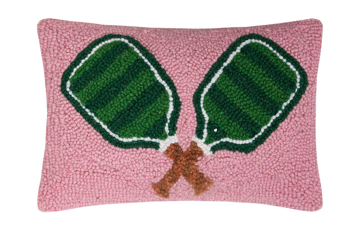 Peking Handicraft Green Pickleball Hook Pillow
