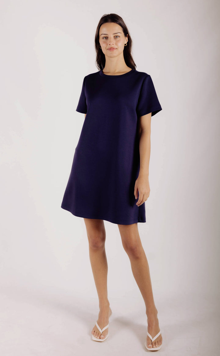 P. CILL Butter Modal Short Sleeve Dress