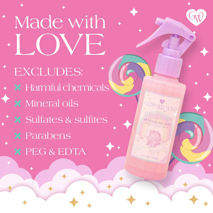 Unicorn Hair Detangling Mist | Detangler Spray