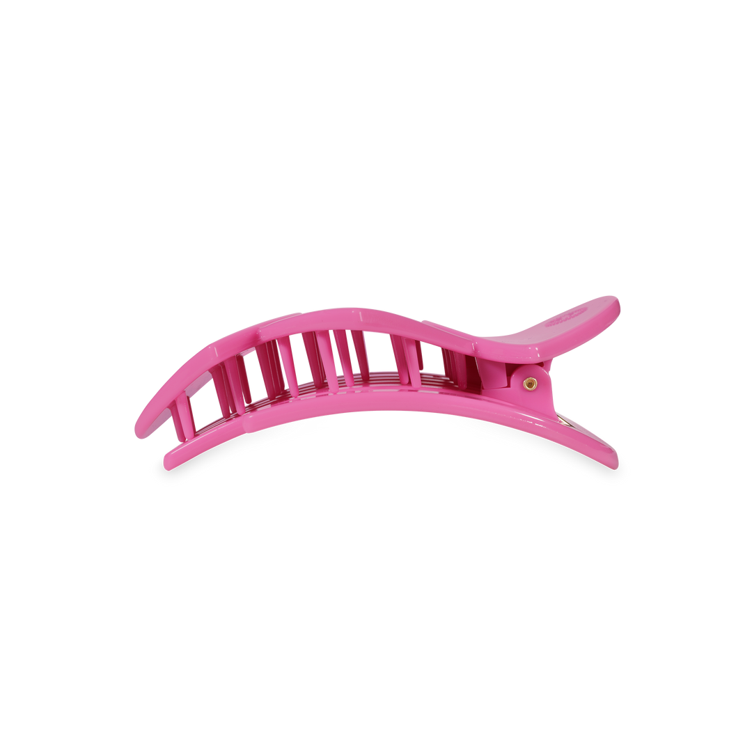 Teleties Flat Hair Clip | Small | Pink Heart to Heart