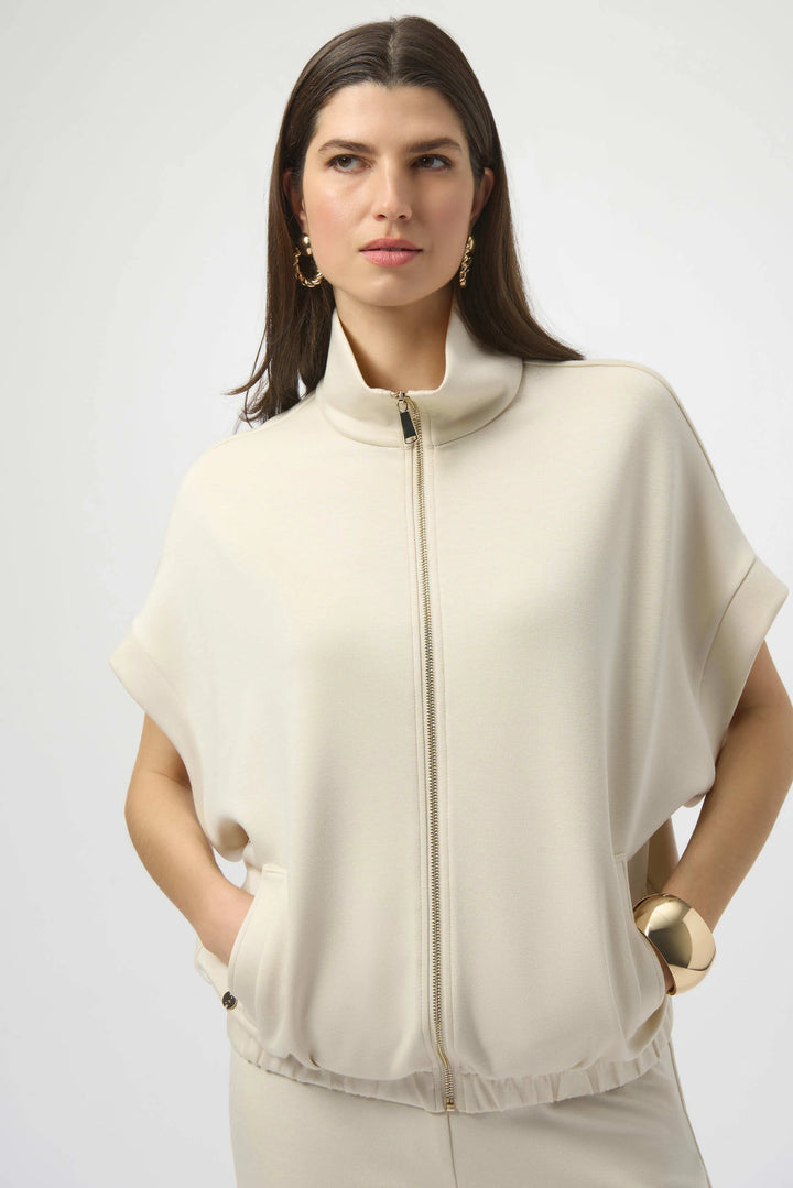 Joseph Ribkoff Birch Scuba Jersey Boxy Jacket