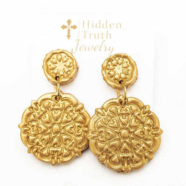 Hidden Truth Jewelry Ruth Double Dangle Earrings