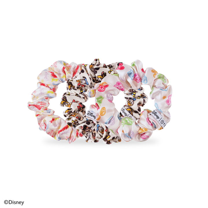 Teleties Mickey and Friends Large Silk Scrunchies