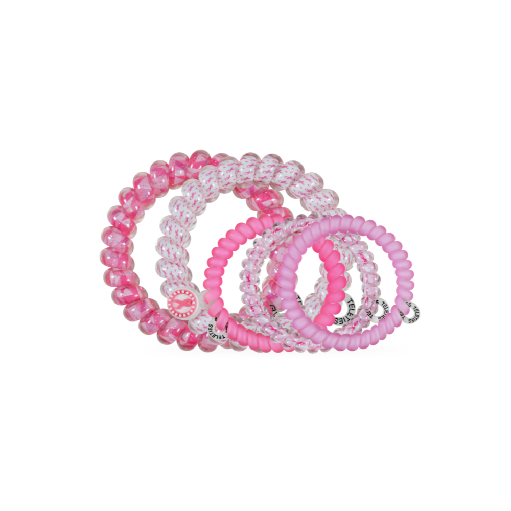 Teleties Breast Cancer Awareness | Mix Pack | Hair Ties