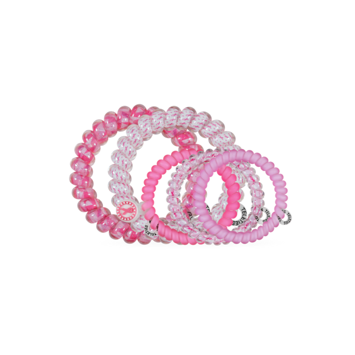 Teleties Breast Cancer Awareness | Mix Pack | Hair Ties