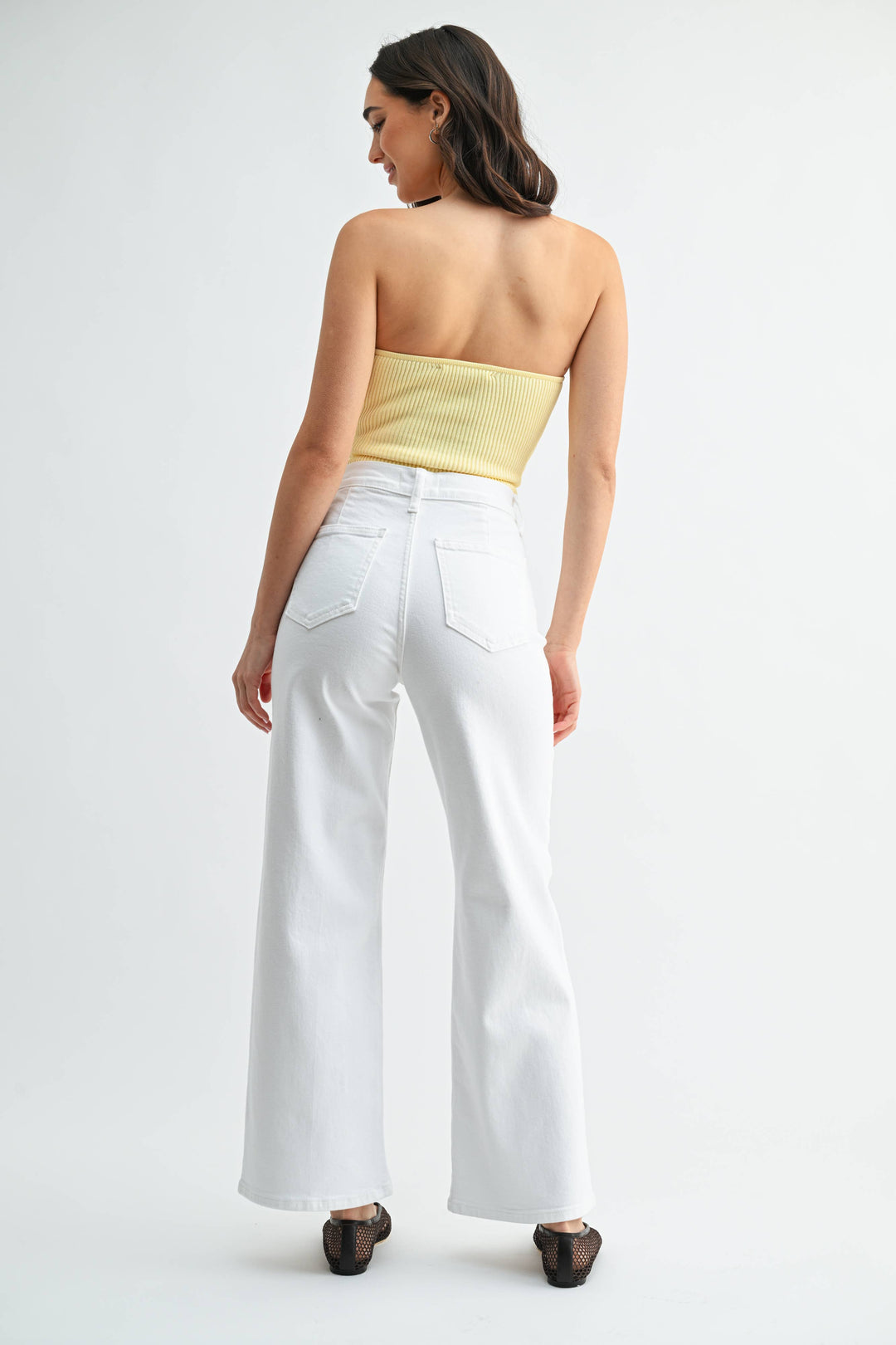 JBD White Hidden Pocket Trouser