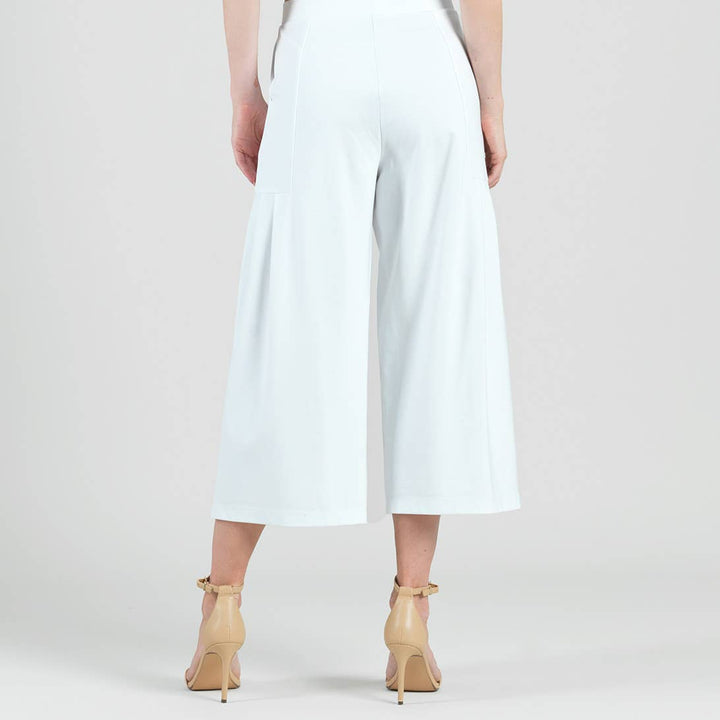 Clara Sun Woo Rayon Knit Gaucho Cropped Pant