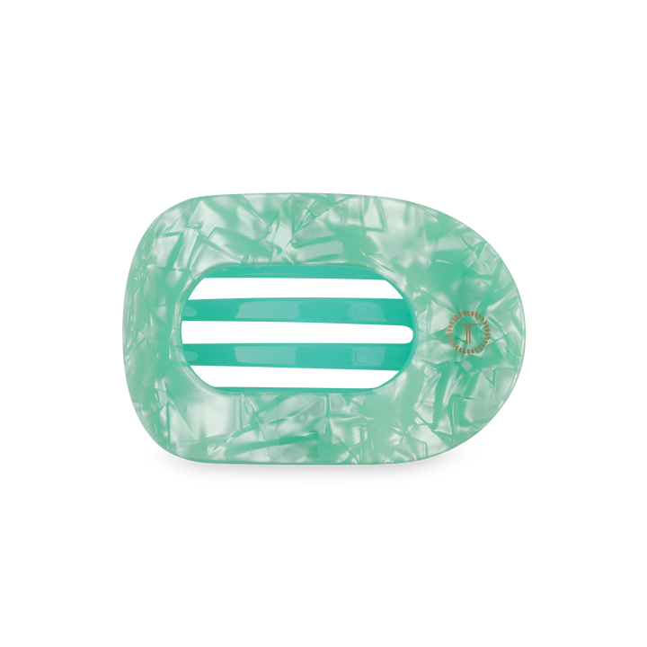Teleties Flat Round Hair Clip | Medium | Spring Splash
