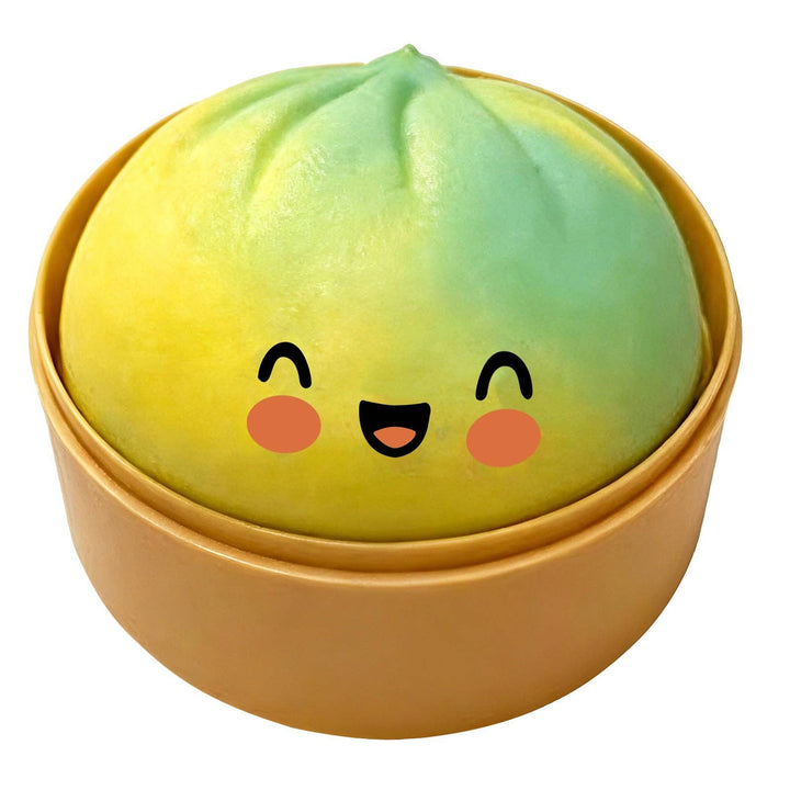 Squishy Dumpling Realistic Steamed Bun Stress Relief Squeeze Toy