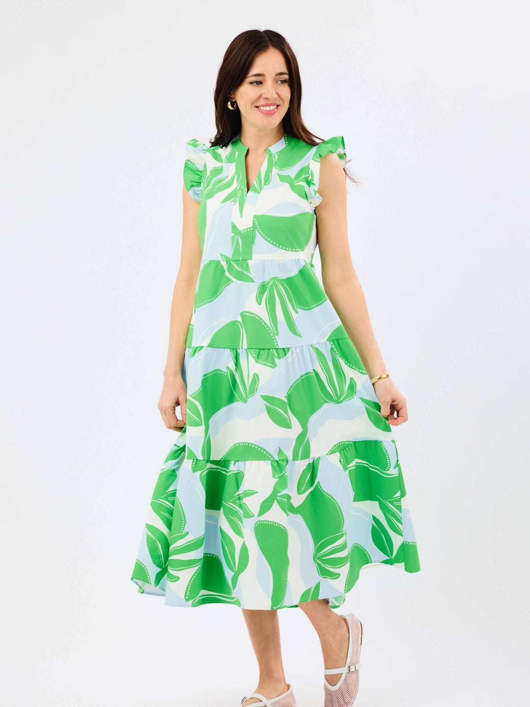 Mary Square Kari Dress | In The Shade Light Blue