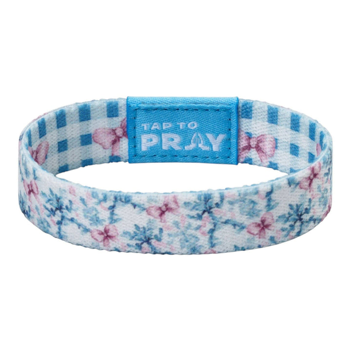 Tap To Pray® Wristband – Blue Belle