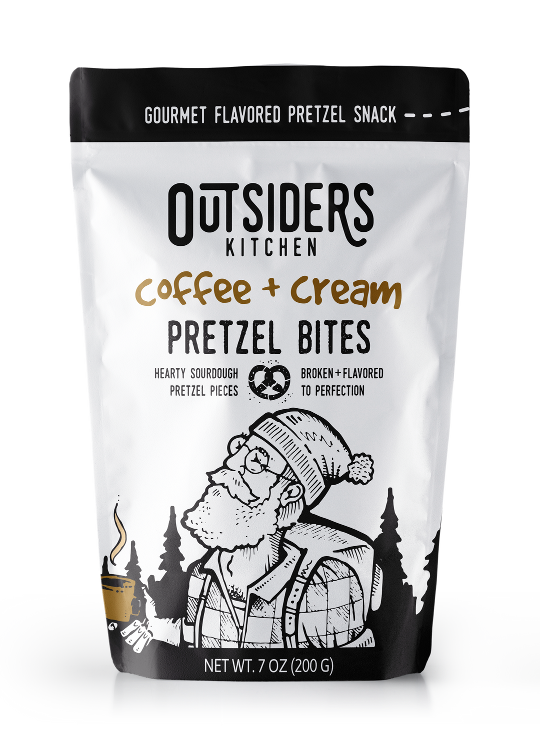 Outsiders Kitchen Coffee + Cream Sourdough Pretzel Bites Snack