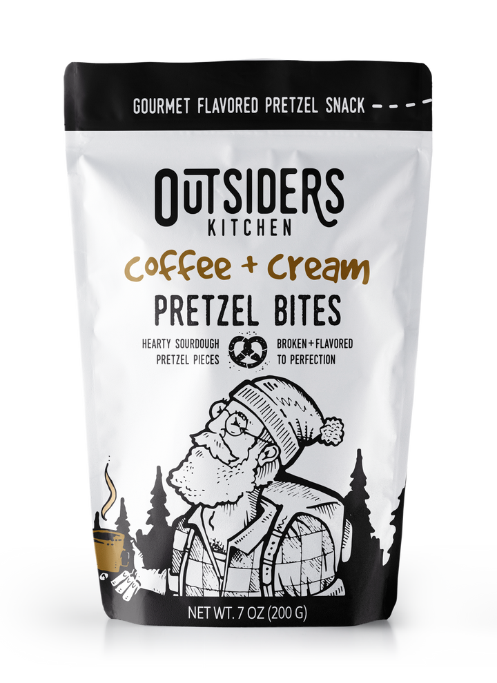 Outsiders Kitchen Coffee + Cream Sourdough Pretzel Bites Snack