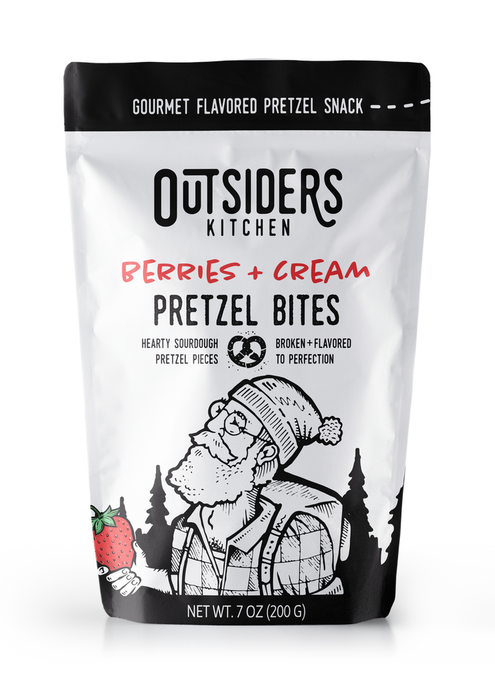 Outsiders Kitchen Berries + Cream Sourdough Pretzel Bites Snack