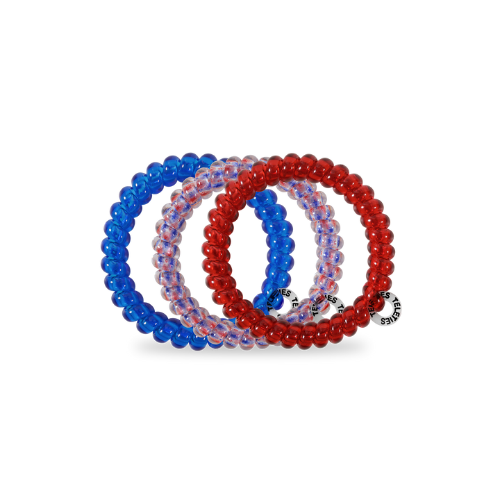 Teleties Patriot Pop Small Hair Ties