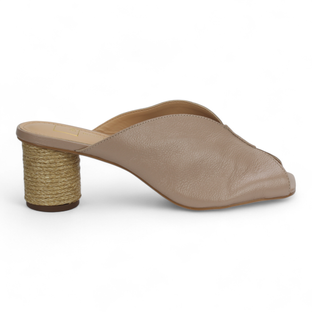 Sophie Mule Slide Sandal Leather - Nude 59012