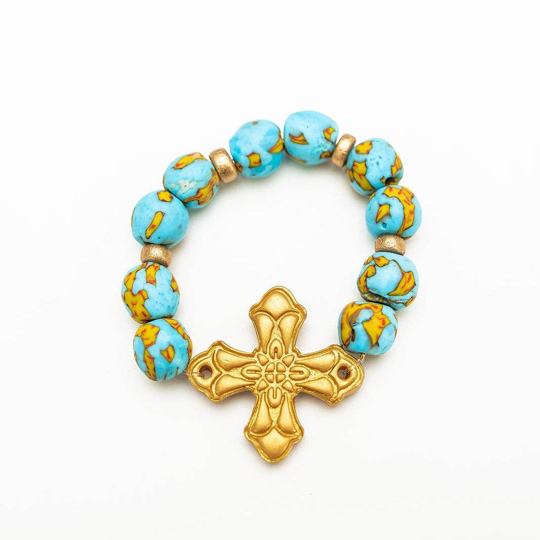Hidden Truth Jewelry Fire and Water African Glass with Sarah Cross