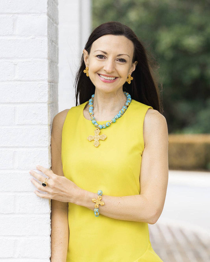 Hidden Truth Jewelry Fire and Water African Glass with Sarah Cross